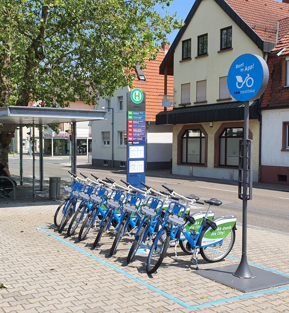VRN Nextbike am Rathaus | Foto: Dr. Clemens Kriesel