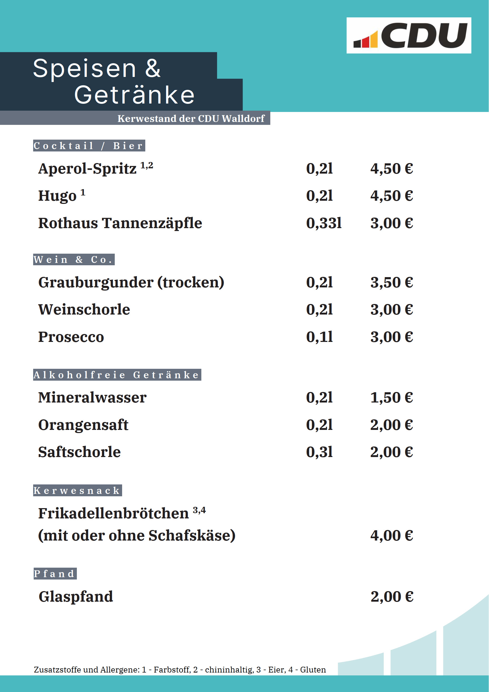 Preisliste