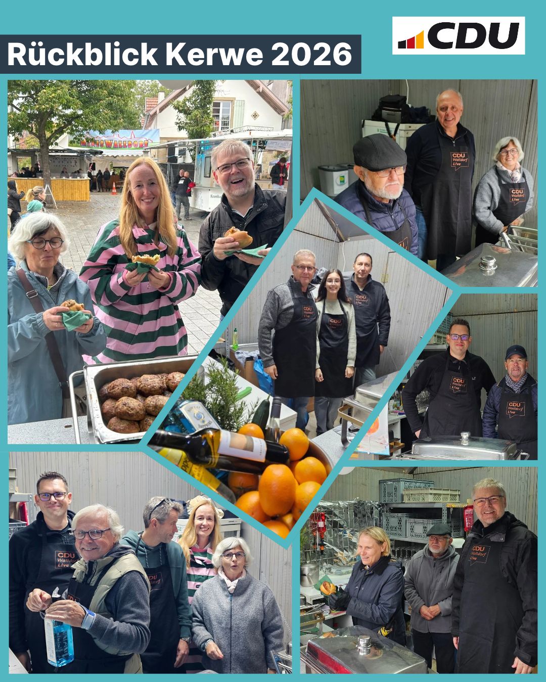 Impressionen zum Kerwestand der CDU-Walldorf 