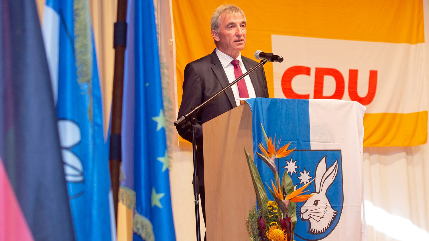 Karl Klein am Kreisparteitag