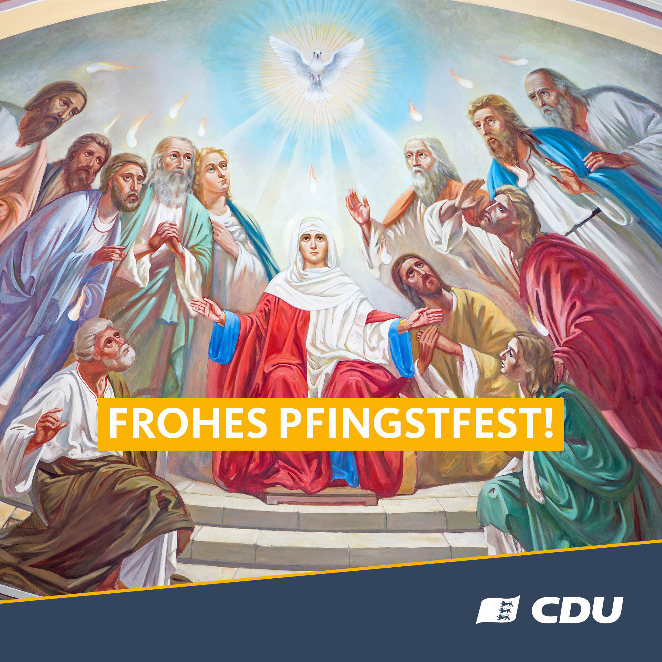 Frohes Pfingstfest! | Bild: CDU BW