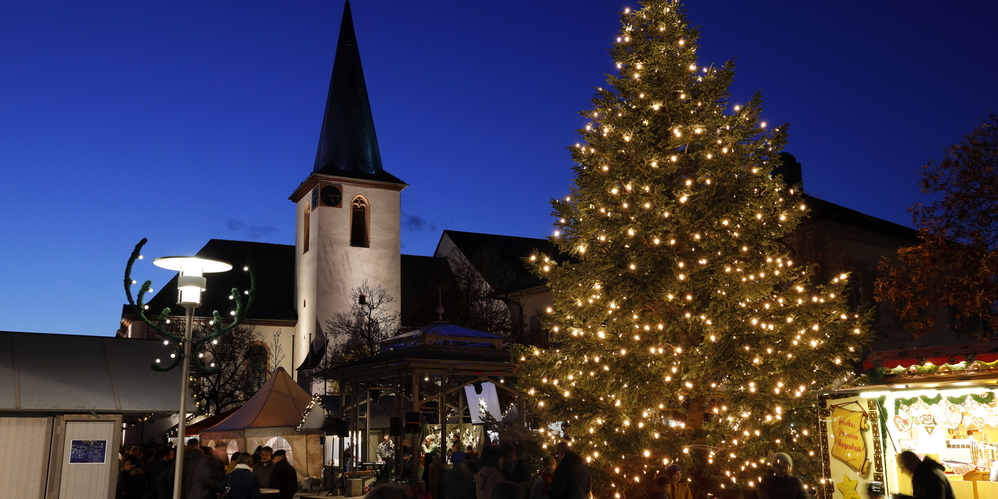 Weihnachtsmarkt in Walldorf | Foto: Archiv der Stadt Walldorf / Pfeifer