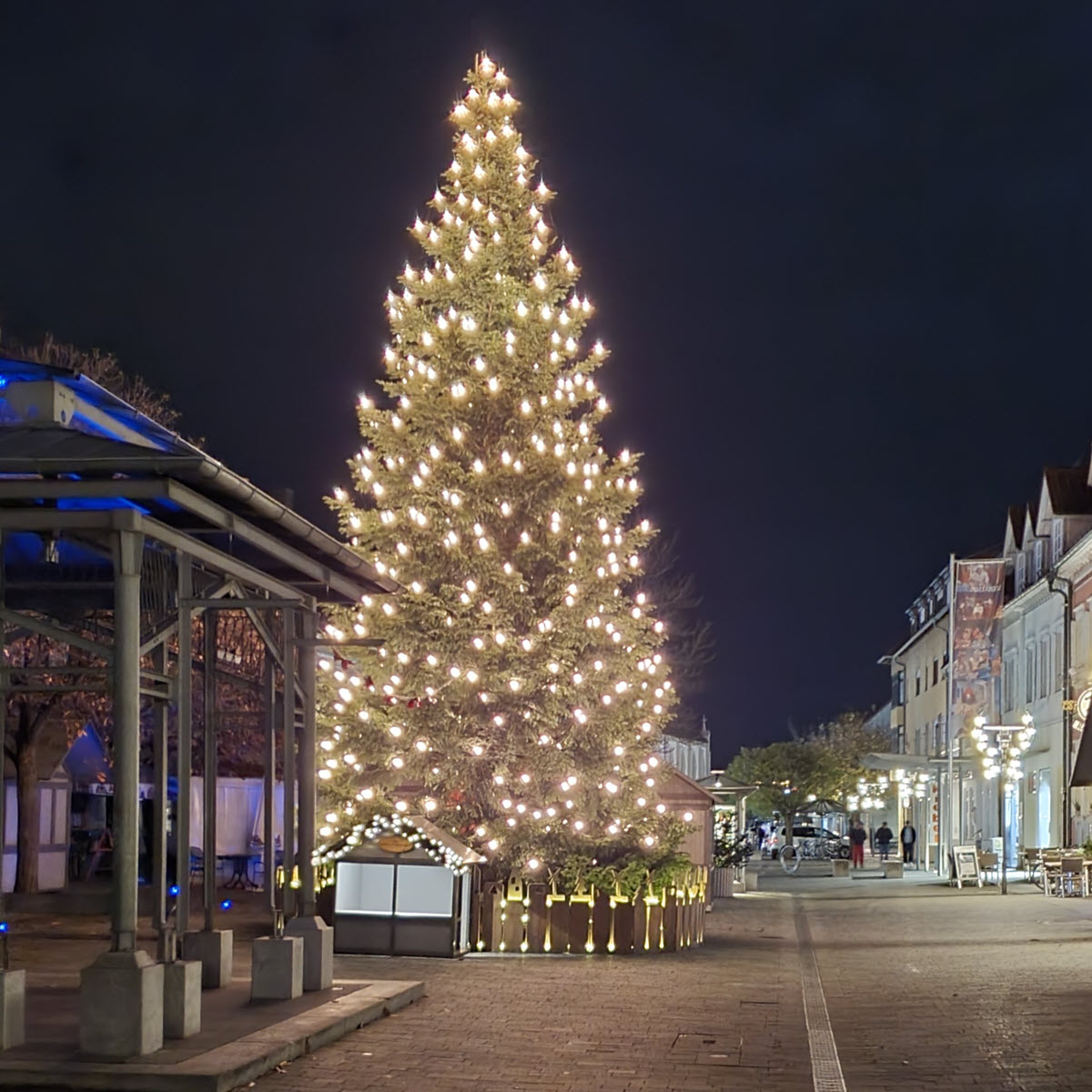Weihnachtsbaum in der Hauptstraße | Foto: Dr. Clemens Kriesel