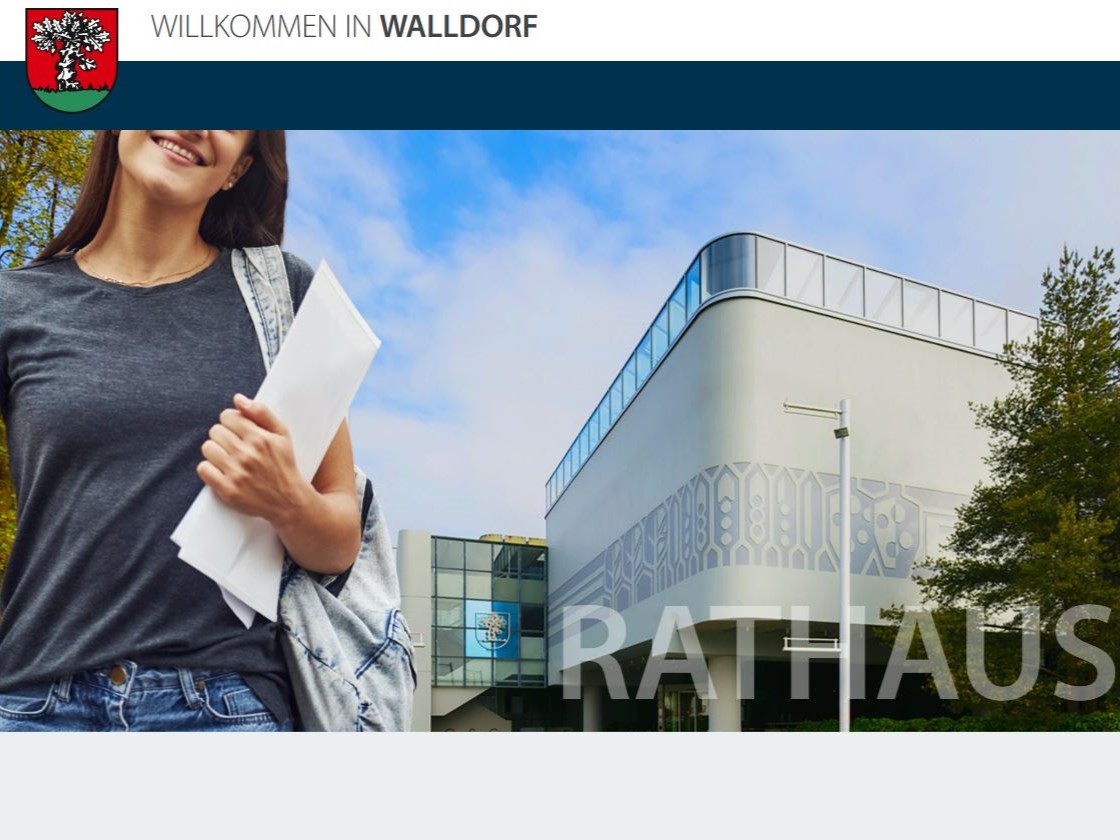 Bildschirmabgriff von www.walldorf.de