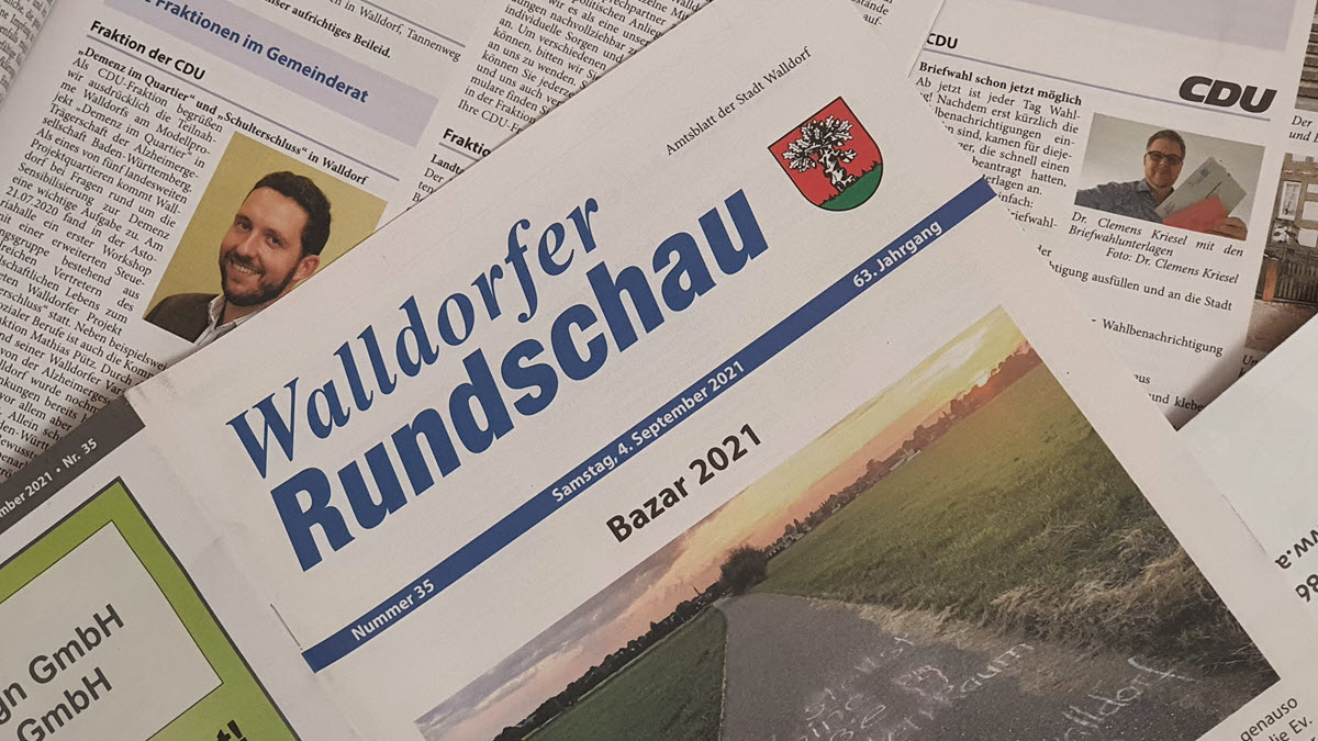 Motivbild Walldorfer Rundschau 2021 - 35 | Foto: Dr. Clemens Kriesel