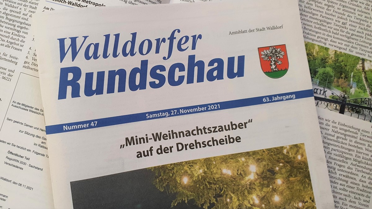 Motivbild Walldorfer Rundschau Nr. 47 / 2021 | Foto: Dr. Clemens Kriesel