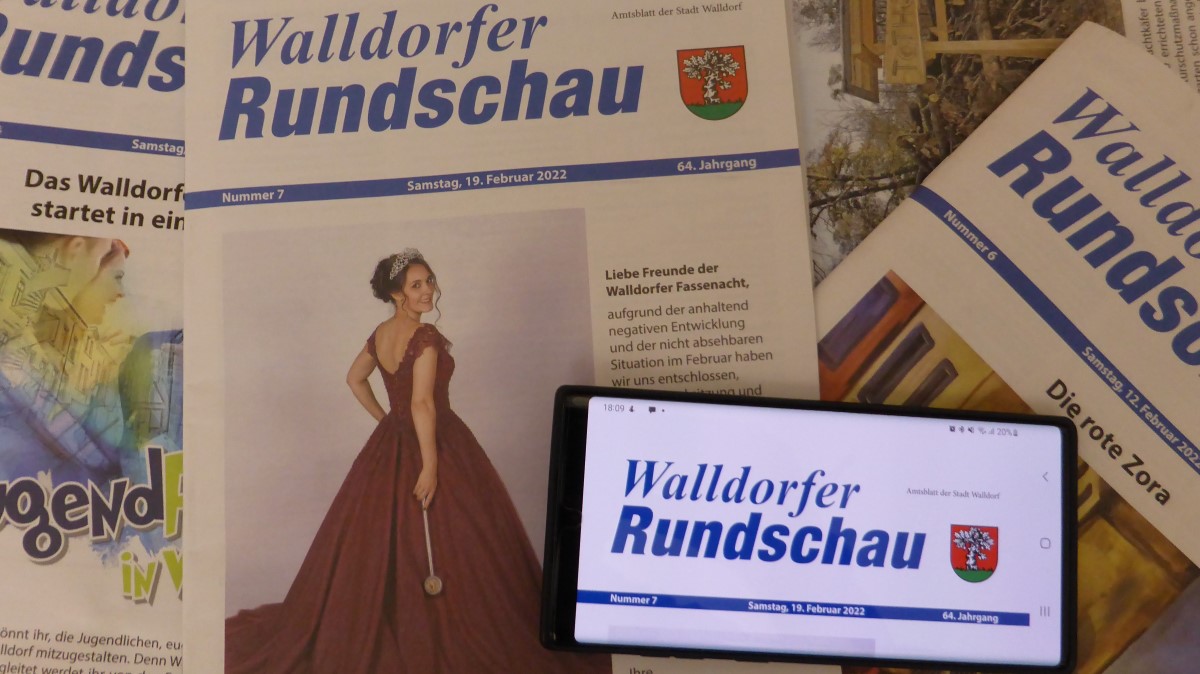 Die Walldorfer Rundschau Nr 7. 2022 digital und gedruckt | Foto: Dr. Clemens Kriesel