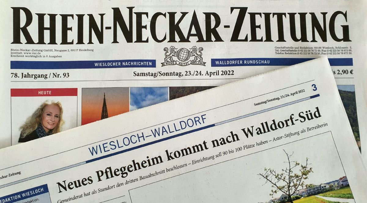 Rhein-Neckar-Zeitung im April | Foto: Dr. Clemens Kriesel