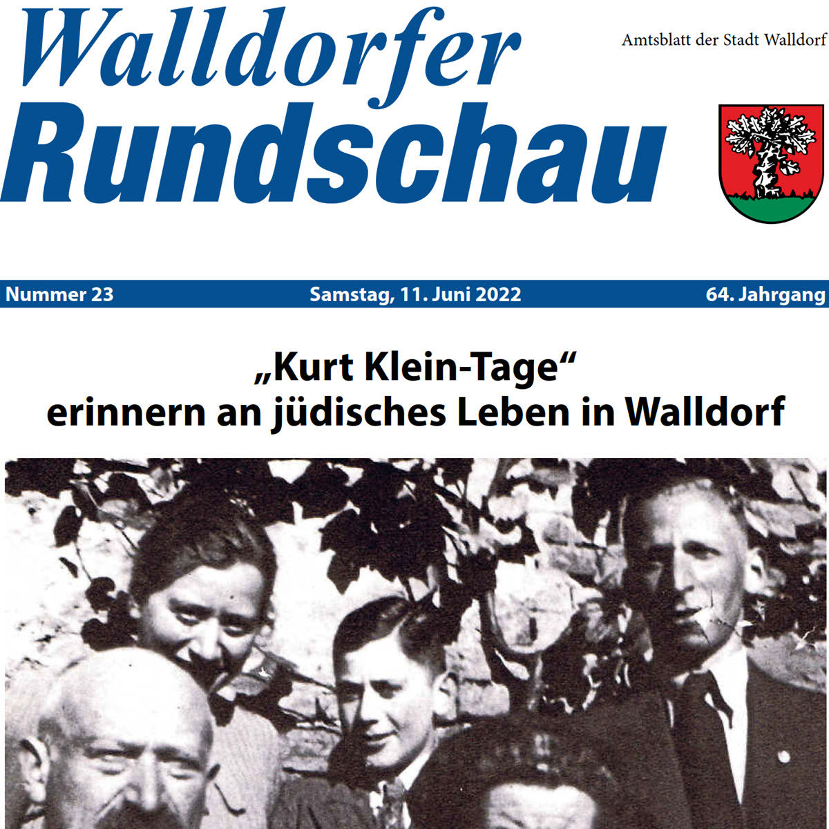 Die Walldorfer Rundschau 2022 Nr. 23