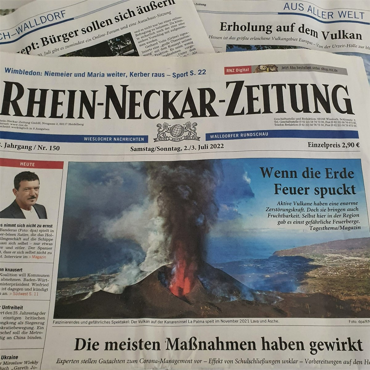 Die Rhein-Neckar-Zeitung im Juli 2022 | Foto: Dr. Clemens Kriesel