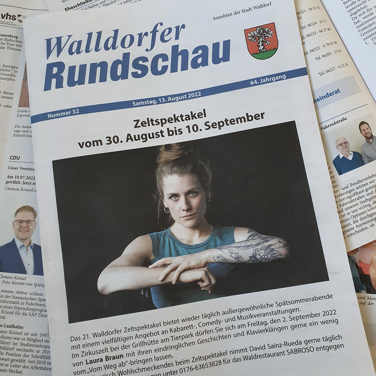 Die Walldorfer Rundschau 2022 Nr. 32 | Foto: Dr. Clemens Kriesel